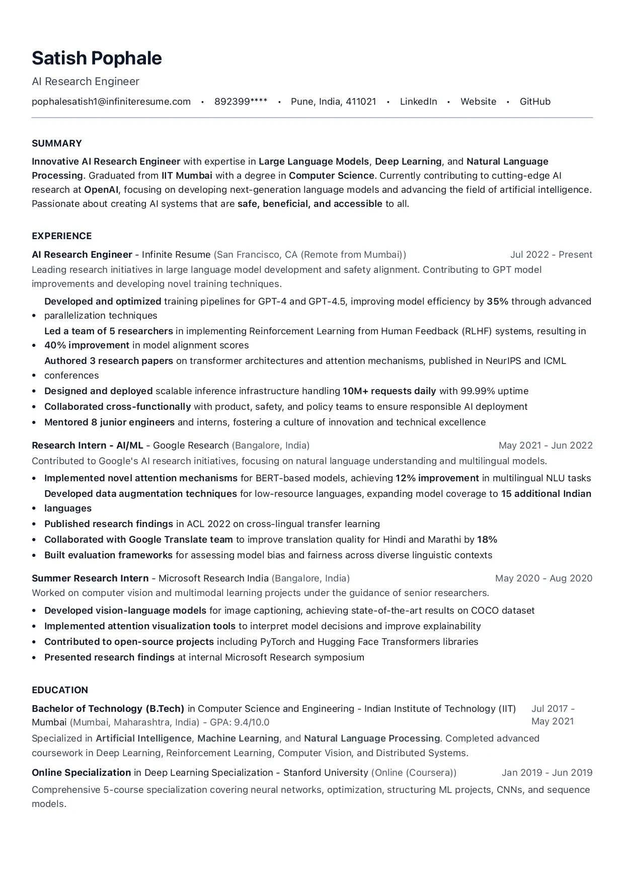 Compact template preview