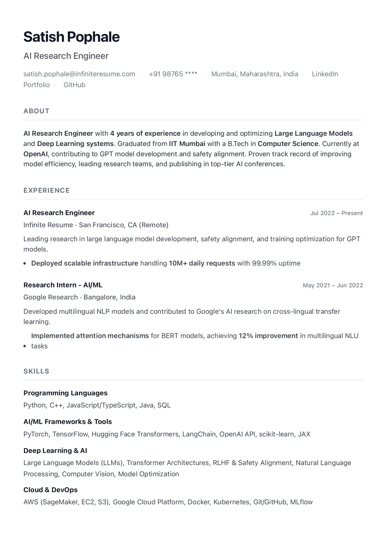 Simple template preview